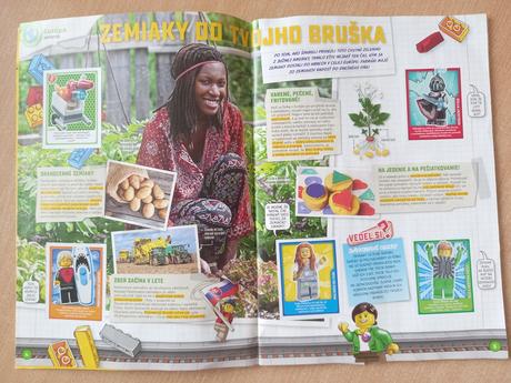 Lego zberateľský album s nálepkami,