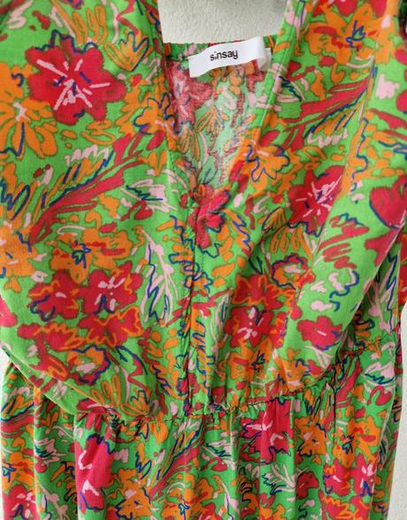 Kvietkované midišaty, sinsay,s