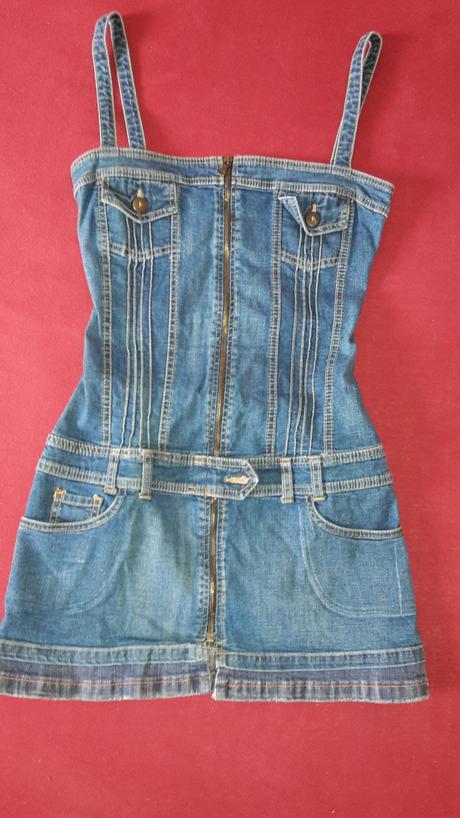 Riflové šaty, zara,s