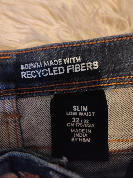 H&m rifle slim low waist, h&m,32
