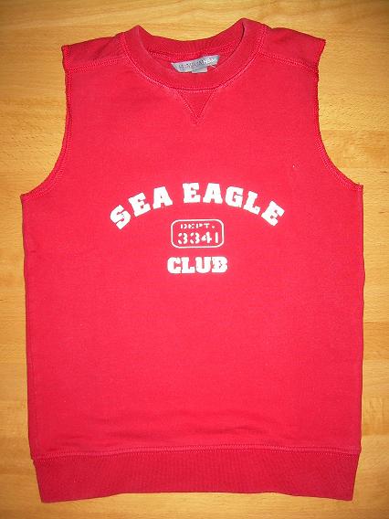 Červené tričko/vestička, h&m,110