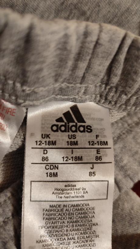 Detské tepláčiky, adidas,86