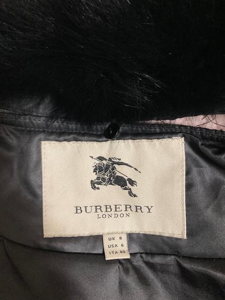Bunda s pravou kožušinou, burberry,m