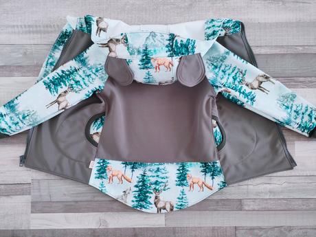 Softshellová jesenná budna +nohavice, 74 - 140