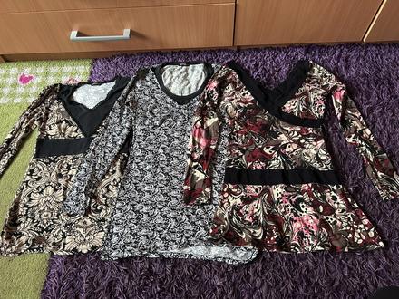 Sada 3 ks tričiek veľ. m, m