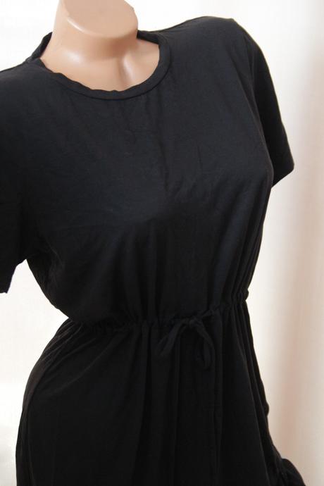 Čierne teplákov éšaty xl, xl