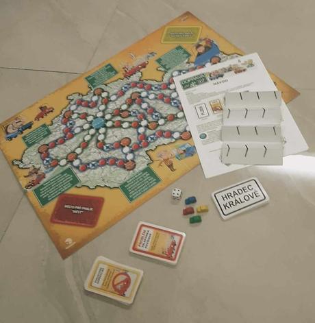 Rodinná společenská hra doprava, 