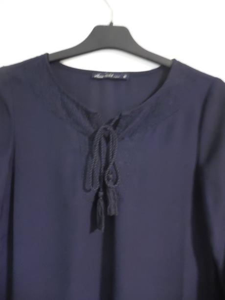 Tmavomodrá blúzka, xs
