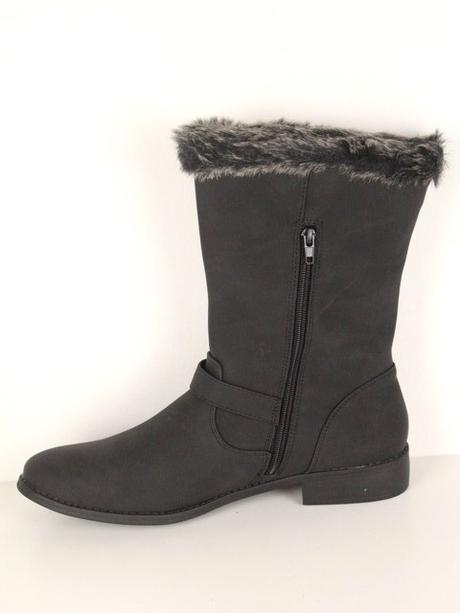 -čižmy s kožušinou na vrchu bonprix veľ. 41, 41