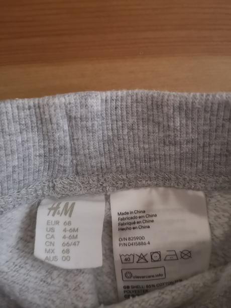 Tepláčiky, h&m,68
