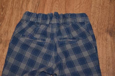 Bavlnené nohavice 6-9 m    74, h&m,74
