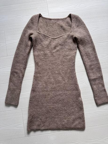 H&m - mäkké pletené šaty, h&m,s