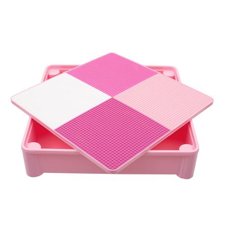 Detská sada stolček a dve stoličky ružová,