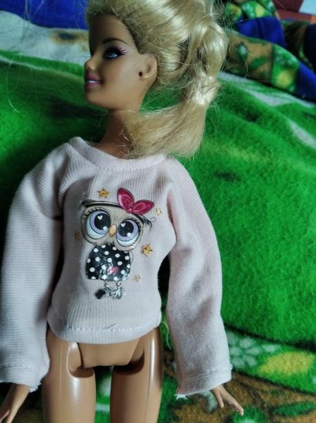 Tričko dlhy rukav pre barbbie,