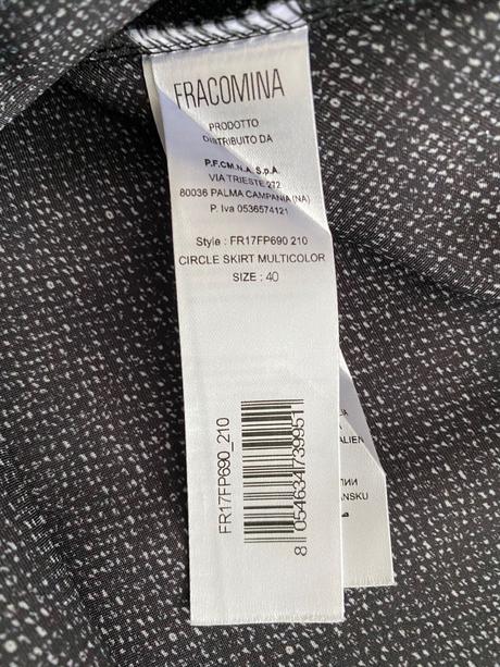 Kvetinkova sukna, fracomina,40