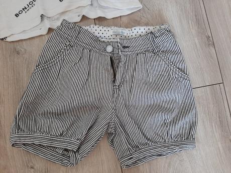 Kraťasky pdl, pulovrík zara, 122