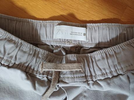 Nohavice tenká rifľová látka, zara,152