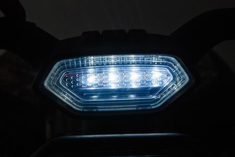 Elektrická štvorkolka mini 6v, červená, mp3 prehrá,