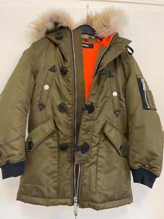 Luxusná teplá vetrovka dsquared2, 122 / 128