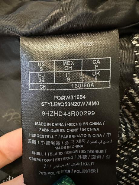 Dámsky kabát, guess,s