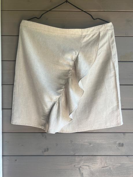 Štýlová ľanová sukňa, esprit,38