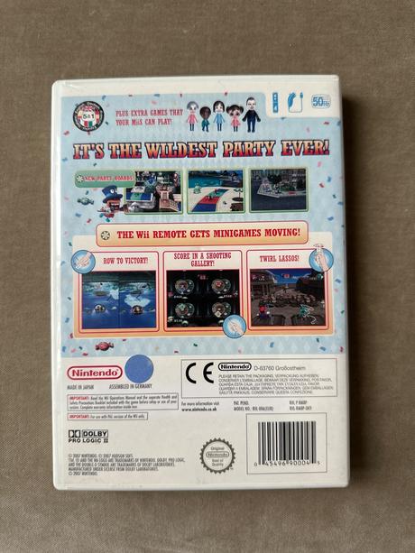 Wii nintendo - mario party 8 - darujem k nákupu, 