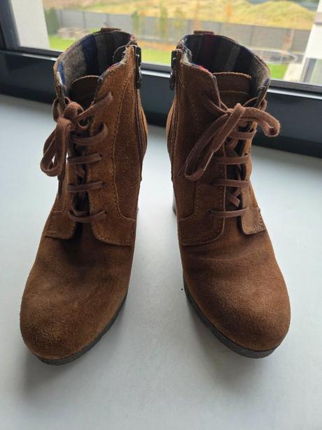 Kožené topánky, tommy hilfiger,37