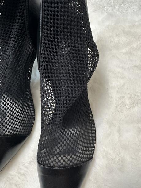 Čierne sieťované topánky na podpätku zn. zara, zara,40