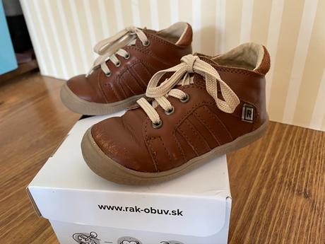 Hnedé topánky rak, rak,20