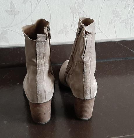 Semišové členkové čižmičky gabor, gabor,37