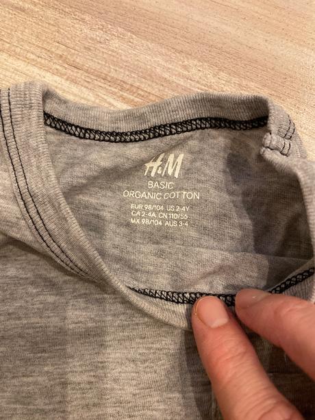 Tricko s dlhym rukavom h&m, 98/104, h&m,98