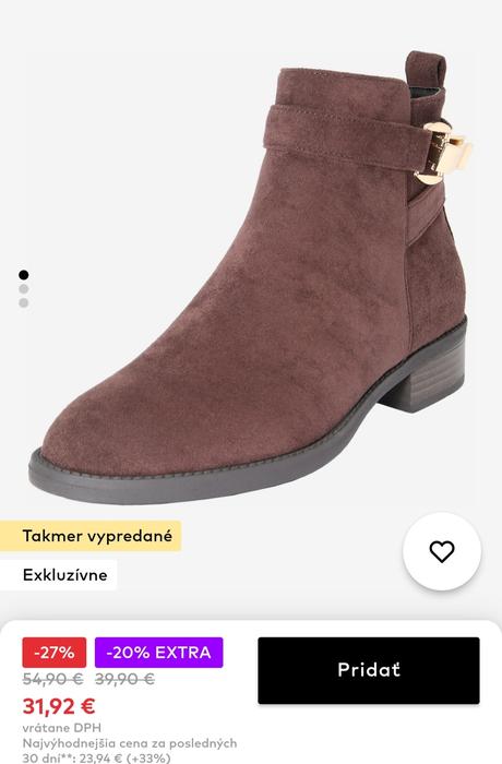 Členkové čižmy, 39