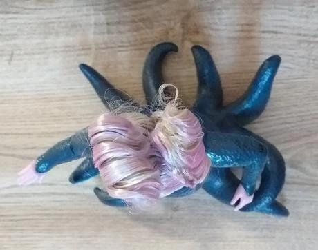 Nová bábika malá morská víla čarodejnica uršula, 