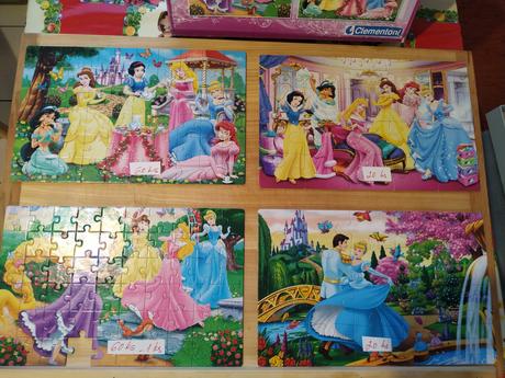 Puzzle disney princess 4 in 1,