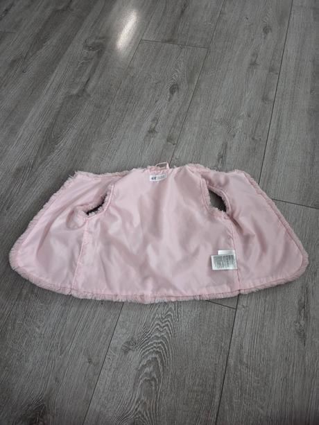 Chlpatá vesta dievčenská, h&m,128