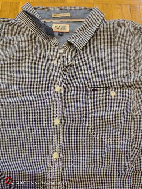 Tommy hilfiger originál damska nadcasova košeľa l, tommy hilfiger,l