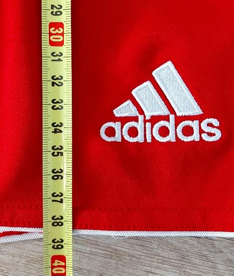 Červené športové kraťasy adidas, adidas,164