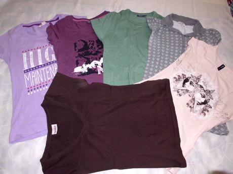 6 ks tričká s, takko,s