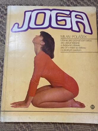 Stará retro úžasná kniha milan polášek joga,