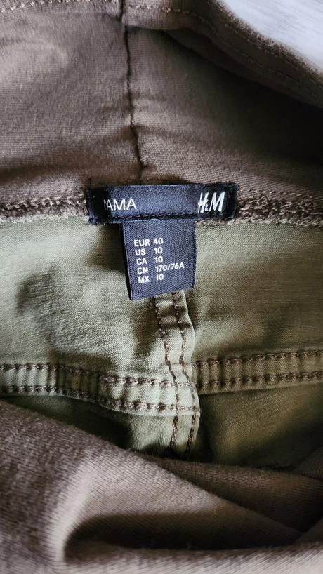 Tehotenské nohavice, h&m,l