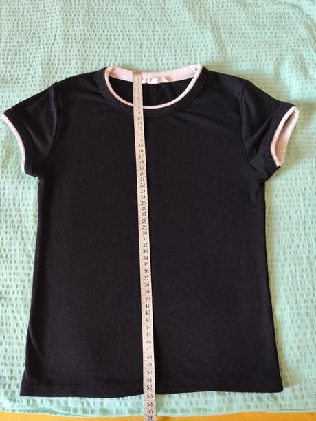 Čierne tričko zara s bielym lemovaním, veľ.m, pekn, zara,m
