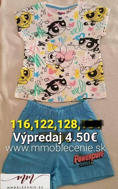 Pyžamko peppa pig, disney,116 / 122 / 128
