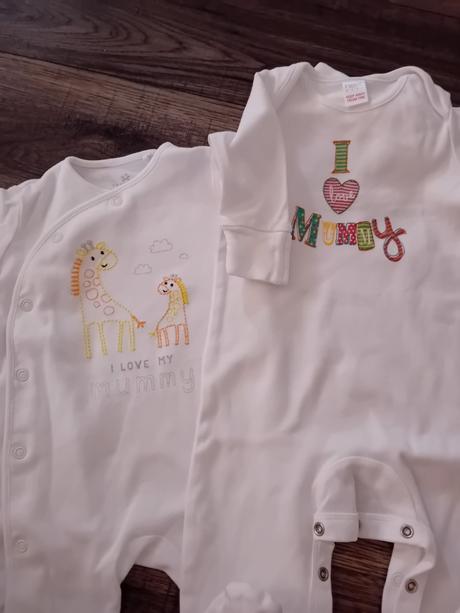 2x bavlnený overal na spanie next, next,62