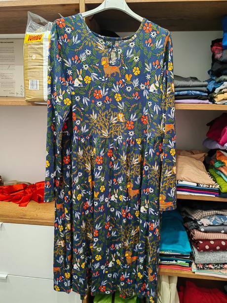 Dámske midi áčkové šaty s dlhým rukávom s, m 36/38, bonprix,s