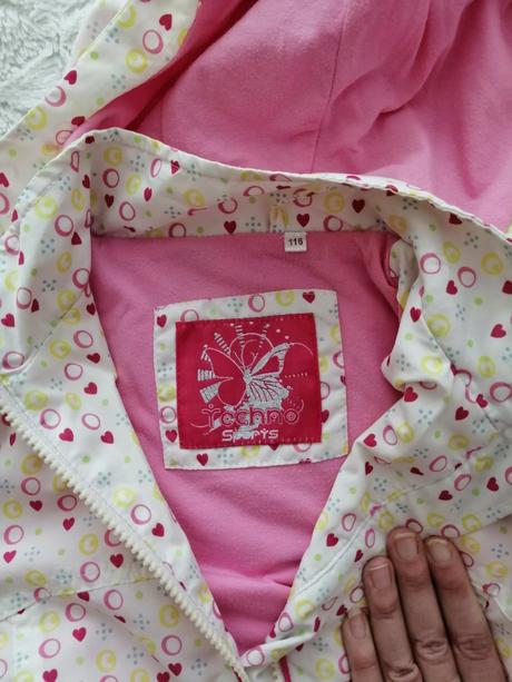 Tenká srdiečková bundička, 116