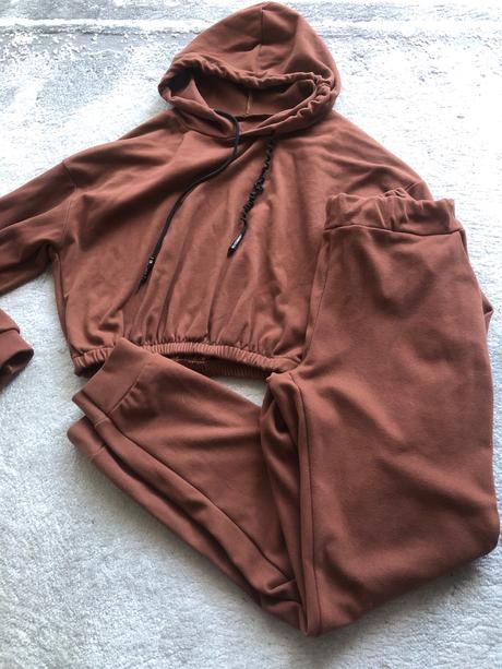 Hneda teplakova súprava, xs