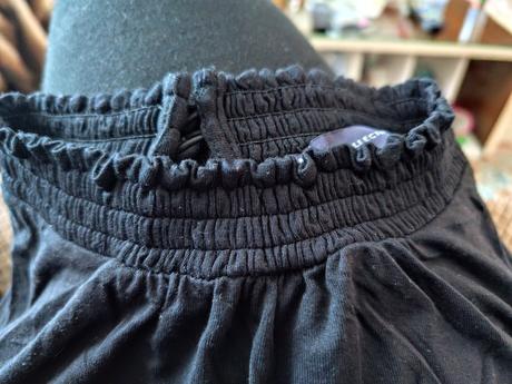 Čierne šaty so stojáčikovým golierikom, marks & spencer,44