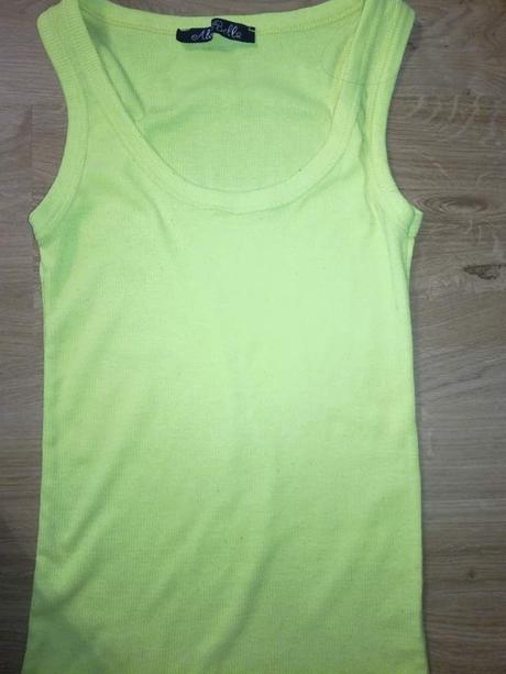 Neónovožlté tričko na donosenie, 170