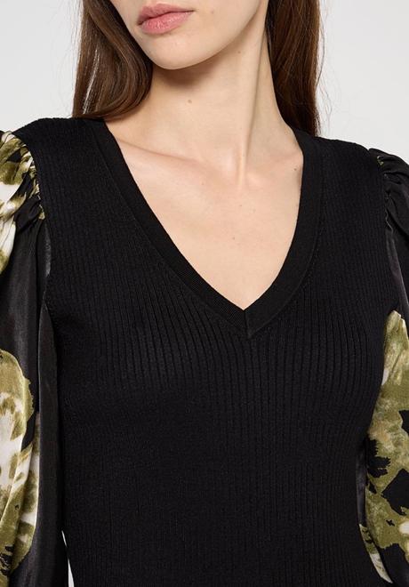 Dkny pulóver s blúzkovým rukávom xl, dkny,xl