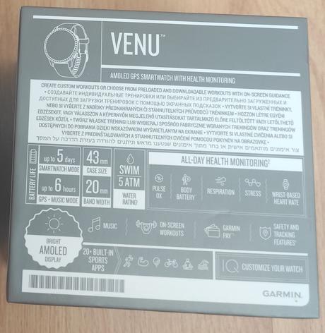 Garmin venu, garmin